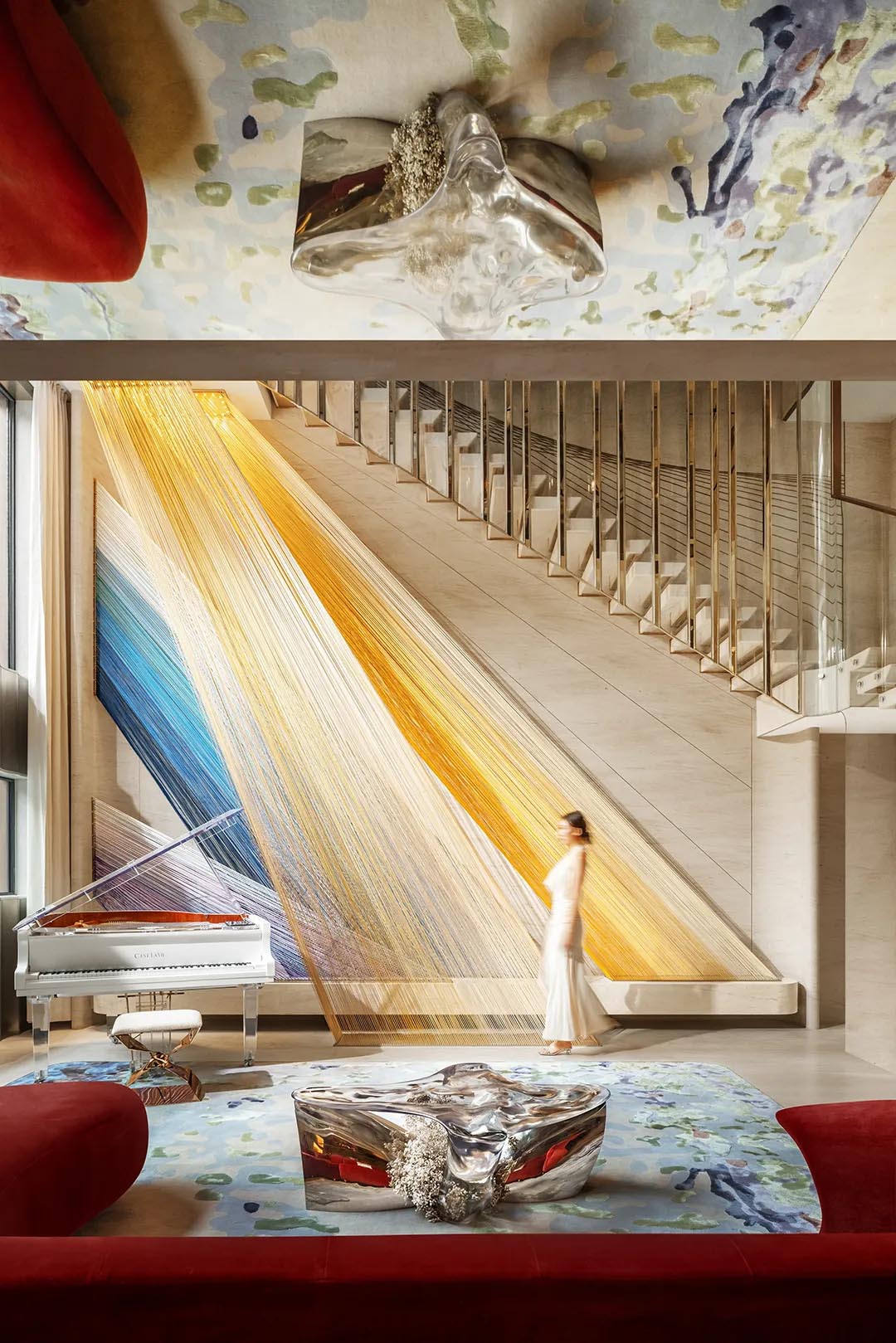 疊墅設計,疊墅樣板間,樣板間設計,輕奢樣板間,樣板間設計案例,樣板間設計方案,樣板間軟裝設計,樣板間美學空間,現代風格樣板間設計,成都國銳白玉茗藝墅下疊,成都,MTO洣圖設計