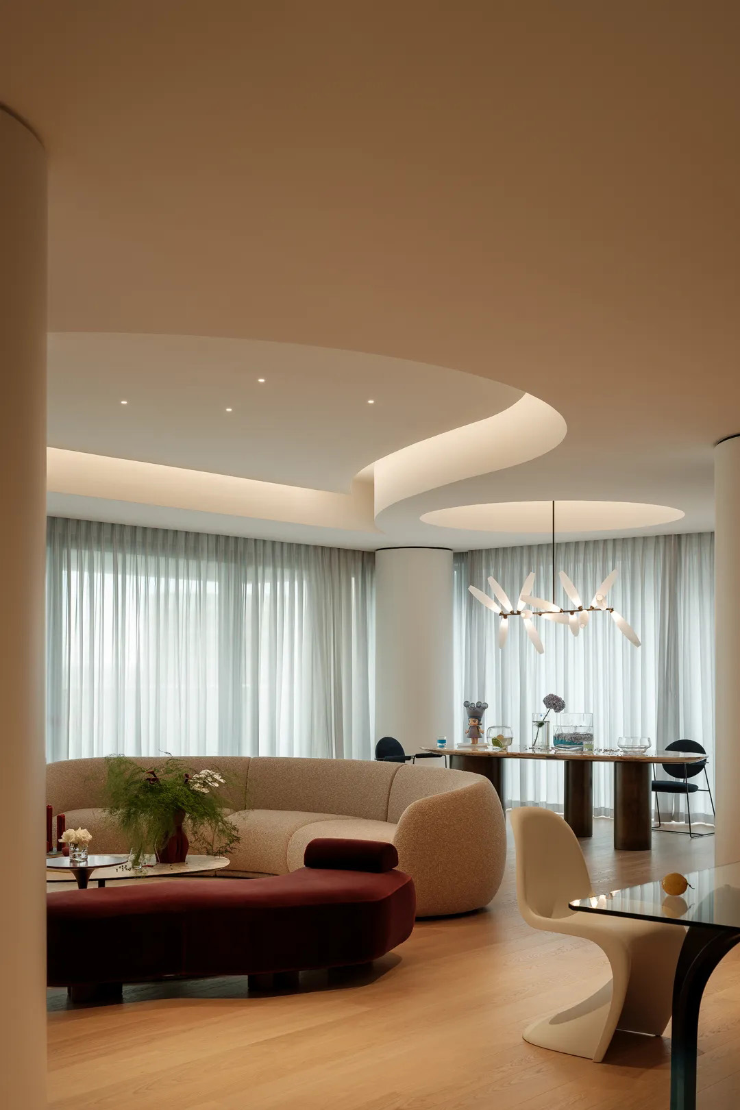 大平層設計,390㎡大平層,390㎡,現代風格大平層設計,超級大平層,大平層裝修,大平層,大平層設計案例,東莞,東莞鬆山湖隱奢大平層,T&D知行空間設計