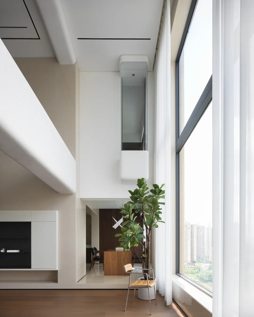 408㎡複式設計,複式住宅,複式空間設計,現代風格複式設計,極簡複式,複式設計案例,複式設計方案,極簡風格住宅,廣東揭陽極簡複式大宅,廣東揭陽,簡美設計/黃潔新