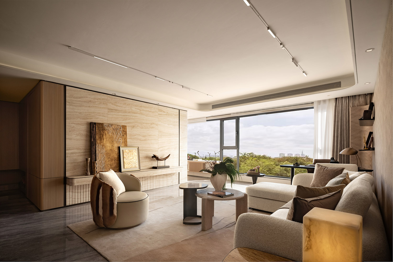 128㎡,公寓樣板間,樣板間設計,輕奢樣板間,樣板間設計案例,樣板間設計方案,樣板間軟裝設計,樣板間美學空間,現代風格樣板間設計,濟南金海瑞園:用設計為歲月築棲居,濟南,艾迪爾設計