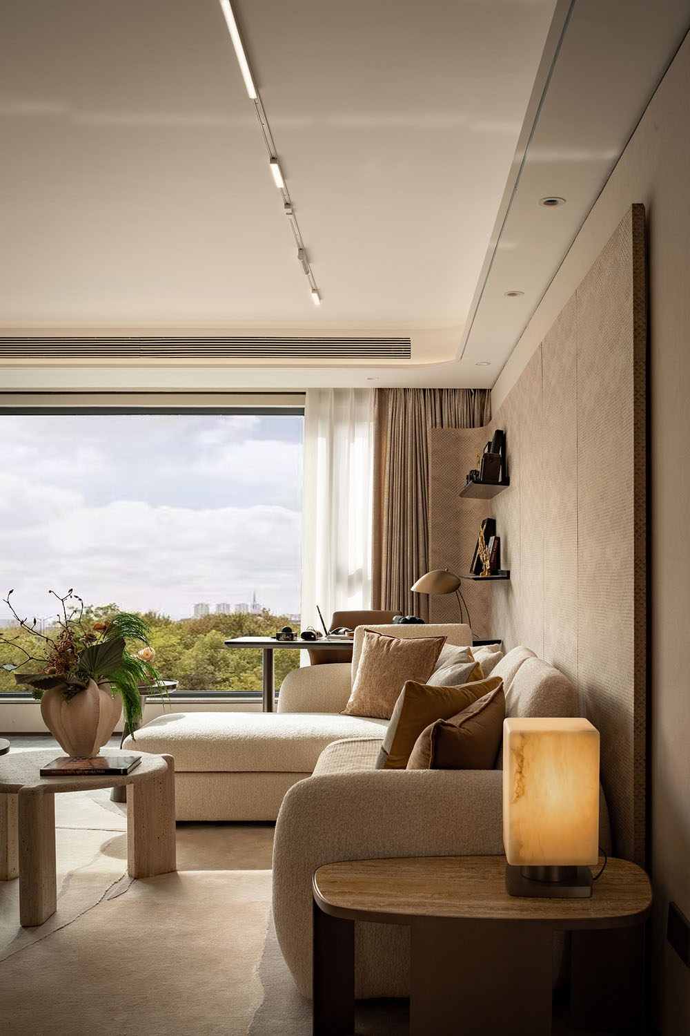 128㎡,公寓樣板間,樣板間設計,輕奢樣板間,樣板間設計案例,樣板間設計方案,樣板間軟裝設計,樣板間美學空間,現代風格樣板間設計,濟南金海瑞園:用設計為歲月築棲居,濟南,艾迪爾設計