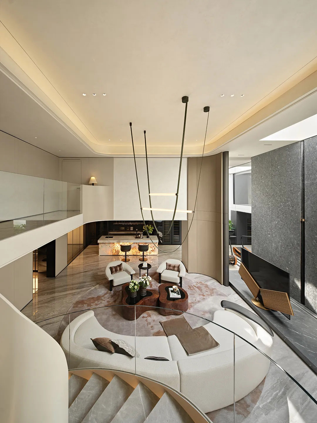 370㎡,疊墅設計,底躍樣板間,樣板間設計,疊墅樣板間,樣板間設計案例,樣板間設計方案,現代風格樣板間設計,輕奢樣板間,南京疊墅-GARDEN19 賢坤花園,南京,觀享際SKH