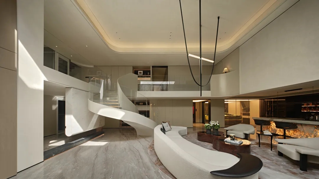 370㎡,疊墅設計,底躍樣板間,樣板間設計,疊墅樣板間,樣板間設計案例,樣板間設計方案,現代風格樣板間設計,輕奢樣板間,南京疊墅-GARDEN19 賢坤花園,南京,觀享際SKH