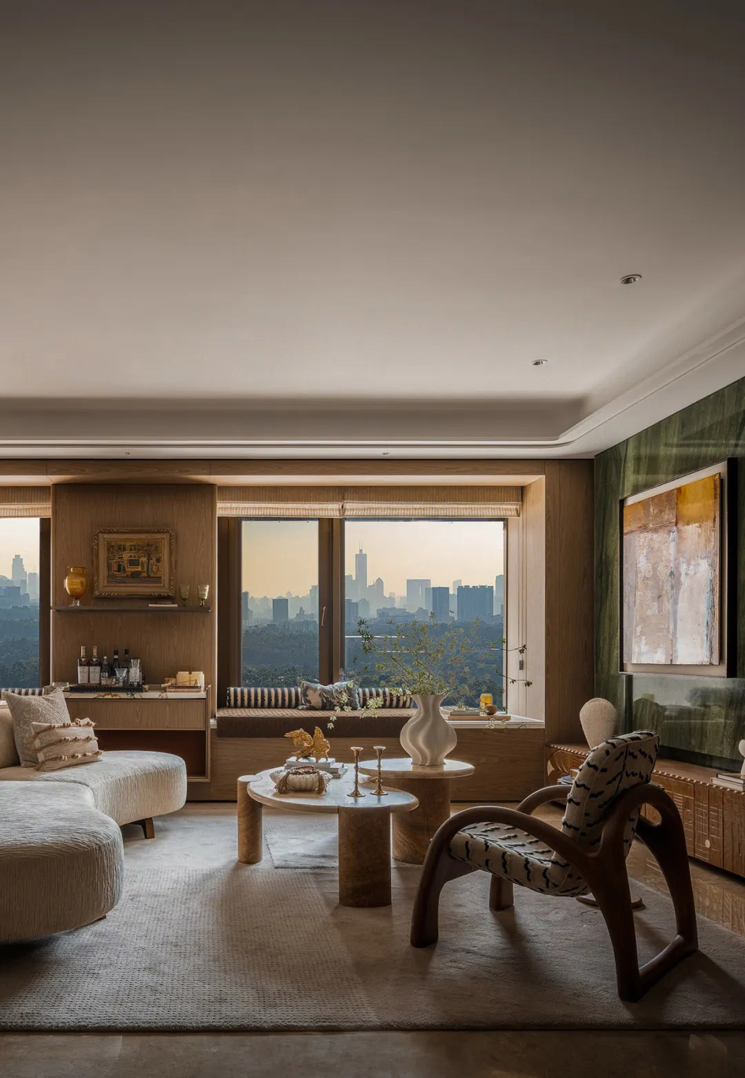 123㎡,185m²,樣板間設計,大平層樣板間,小戶型樣板間,樣板間設計案例,樣板間設計方案,現代風格樣板間設計,輕奢樣板間,上海康定壹拾玖:遊刃藝界無問西東,上海,布魯盟室內設計