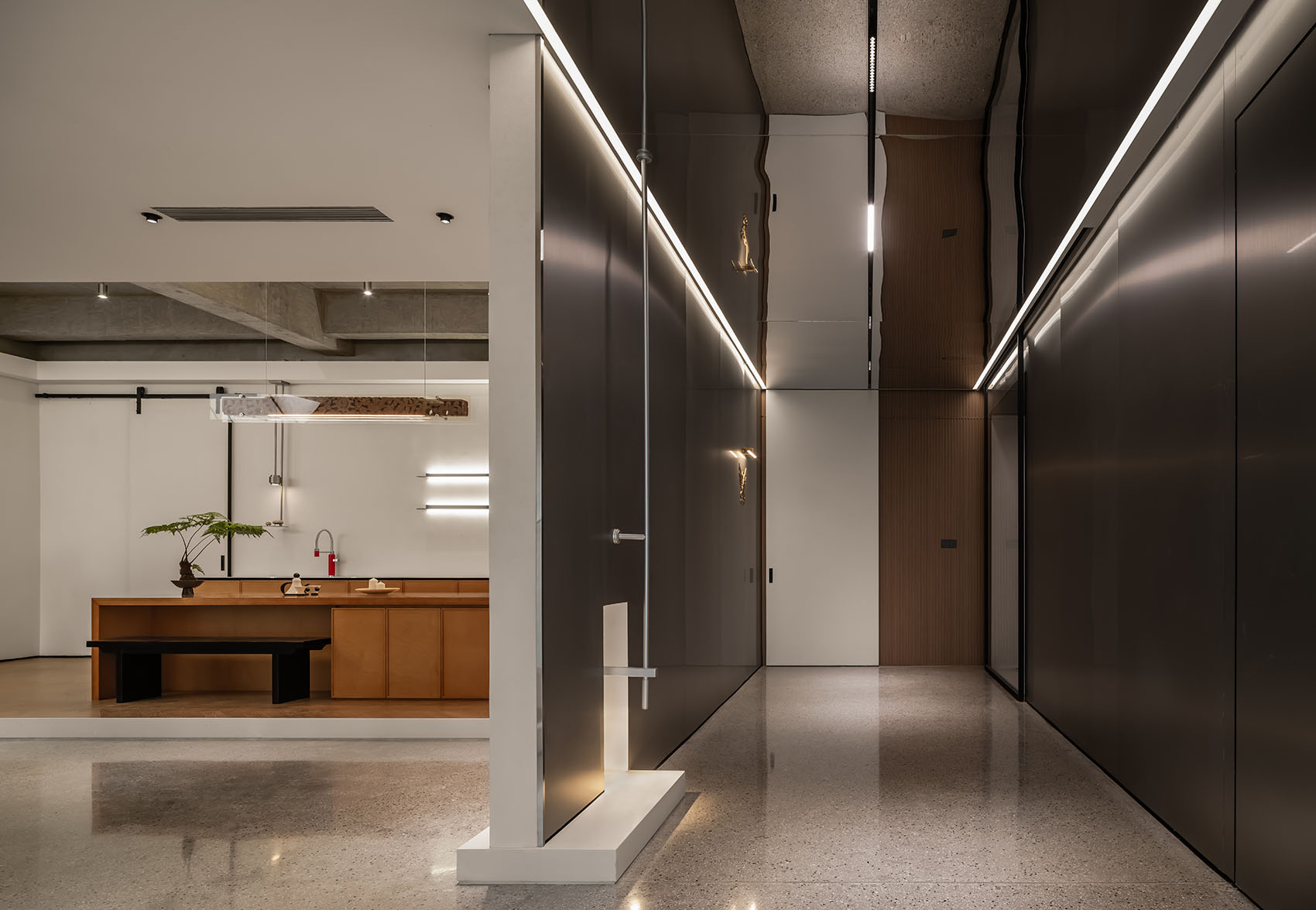 辦公室設計,招待會所空間,辦公會所空間,辦公室設計案例,辦公室設計方案,西安一座“洲莫的島”,西安,進化時代設計