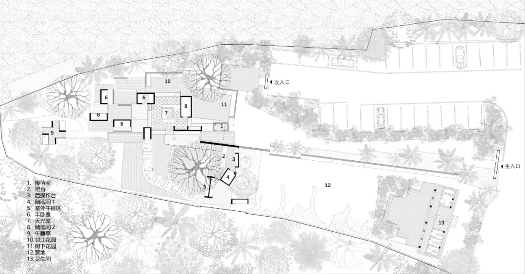 合造社建築設計事務所,公園配套建築設計,午倦宮,惠州,公園建築設計,鄉村河畔驛站,多功能空間,公共空間設計
