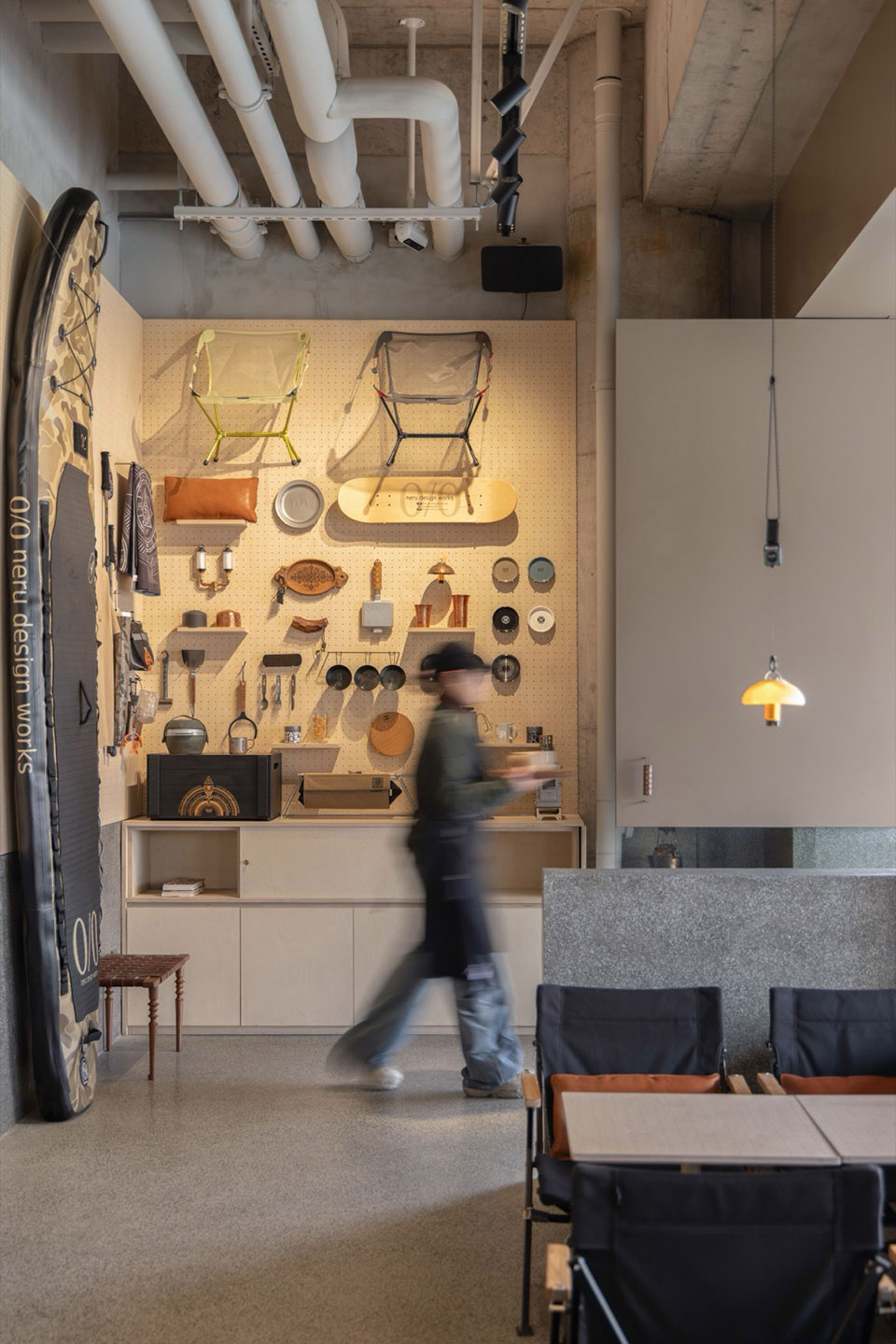 觀堂室內設計,咖啡廳設計,杭州,親橙Park裏,咖啡廳設計案例,咖啡廳設計方案,極簡主義,極簡風格,CEOL x OFF咖啡廳