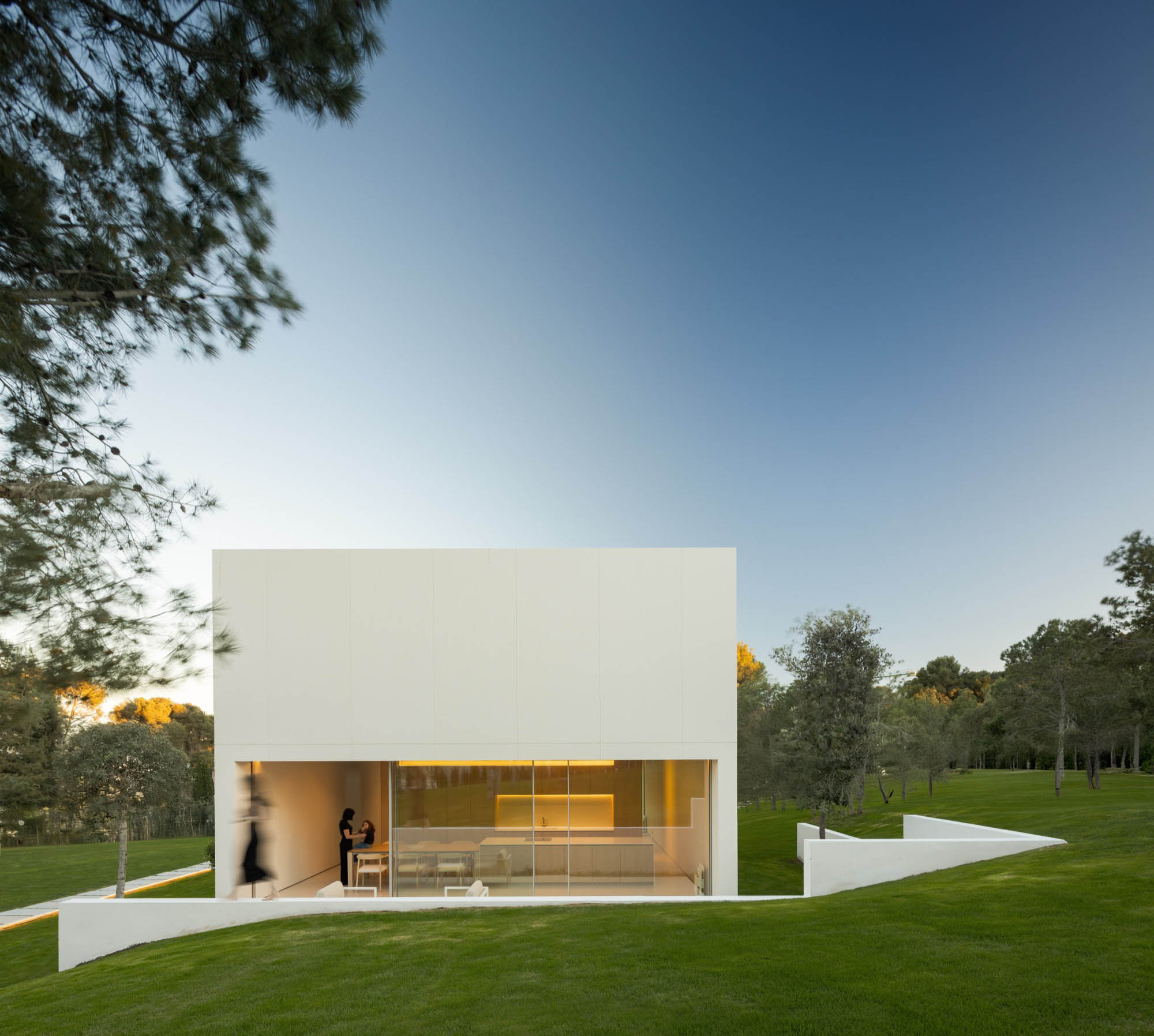 Fran Silvestre Arquitectos,別墅設計,別墅設計案例,西班牙,瓦倫西亞,極簡主義別墅,極簡主義,原木色