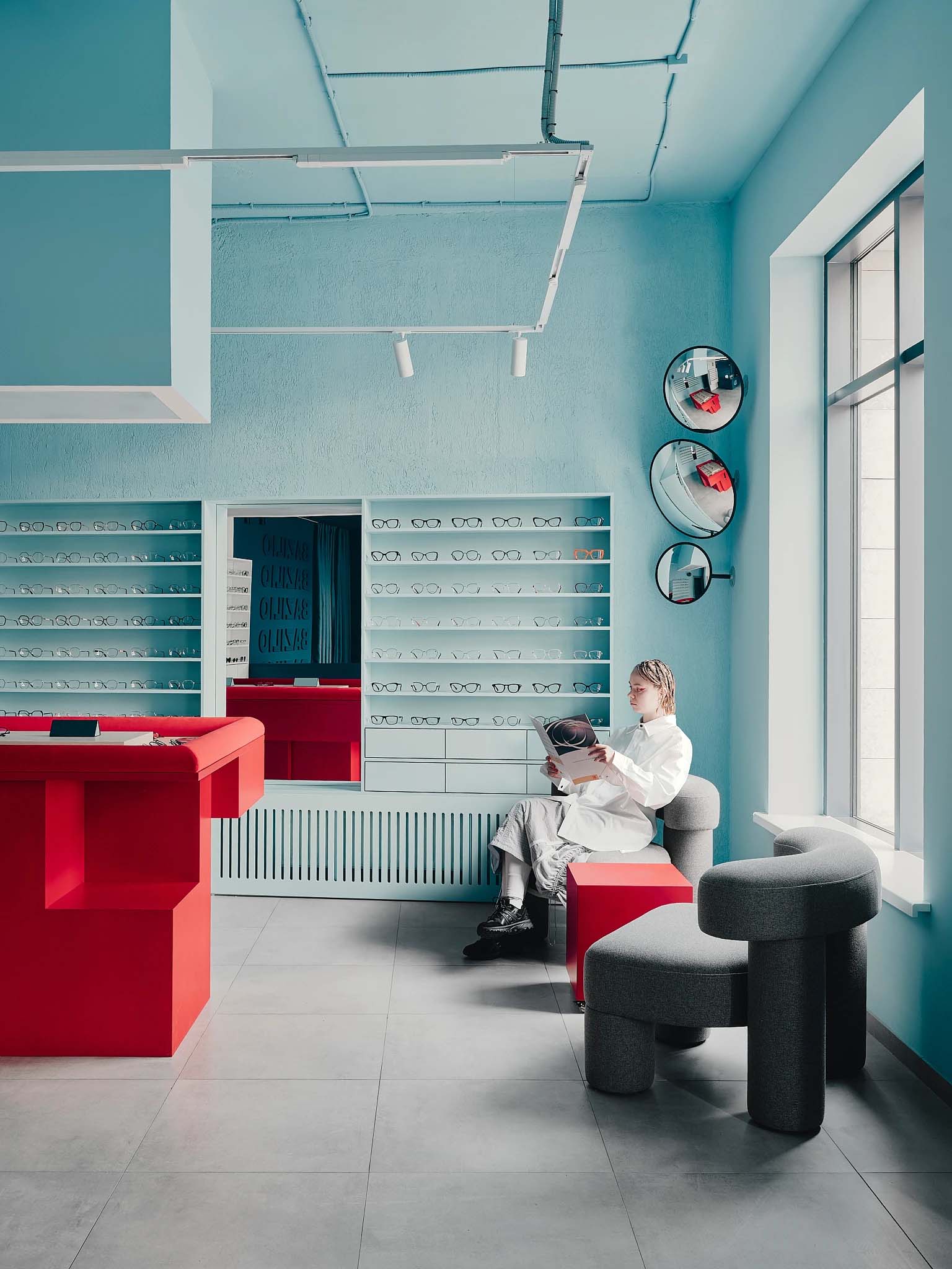 Hubarch Studio,零售店設計,Bazilio眼鏡店,俄羅斯,聖彼得堡,眼鏡店,眼鏡店設計,店鋪設計