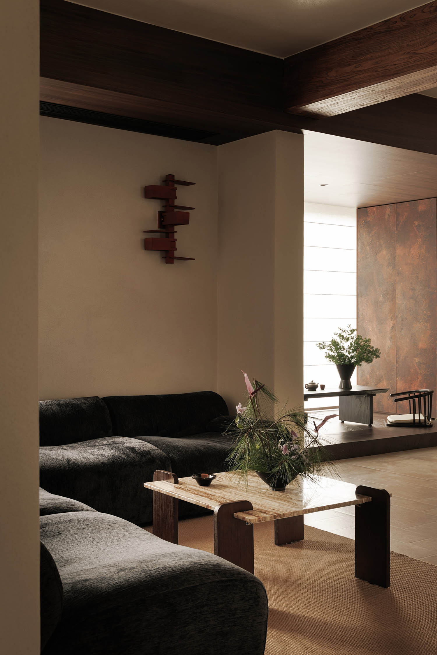 向野設計,住宅設計,複式公寓設計案例,陽朔,中古風公寓,複式公寓