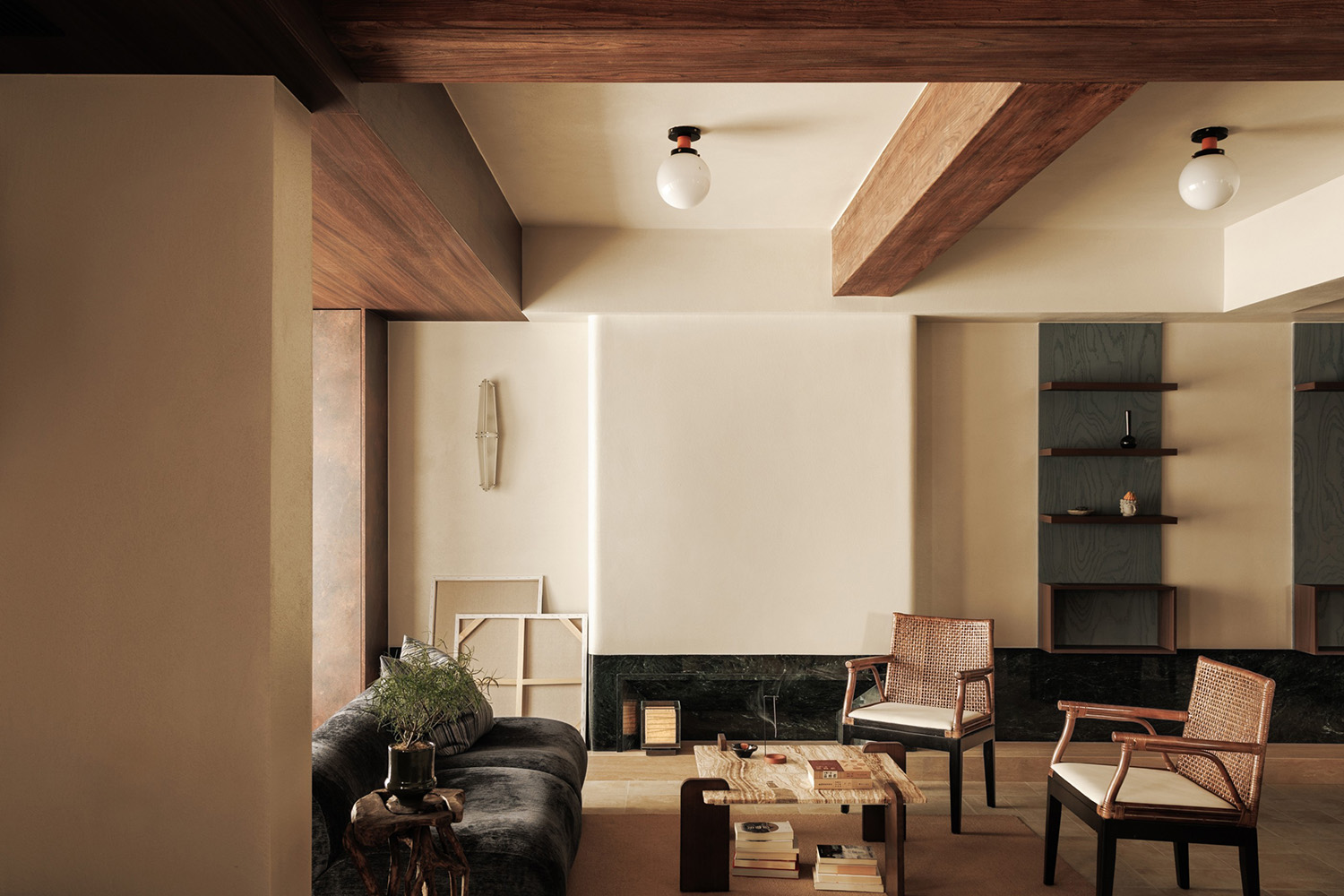 向野設計,住宅設計,複式公寓設計案例,陽朔,中古風公寓,複式公寓