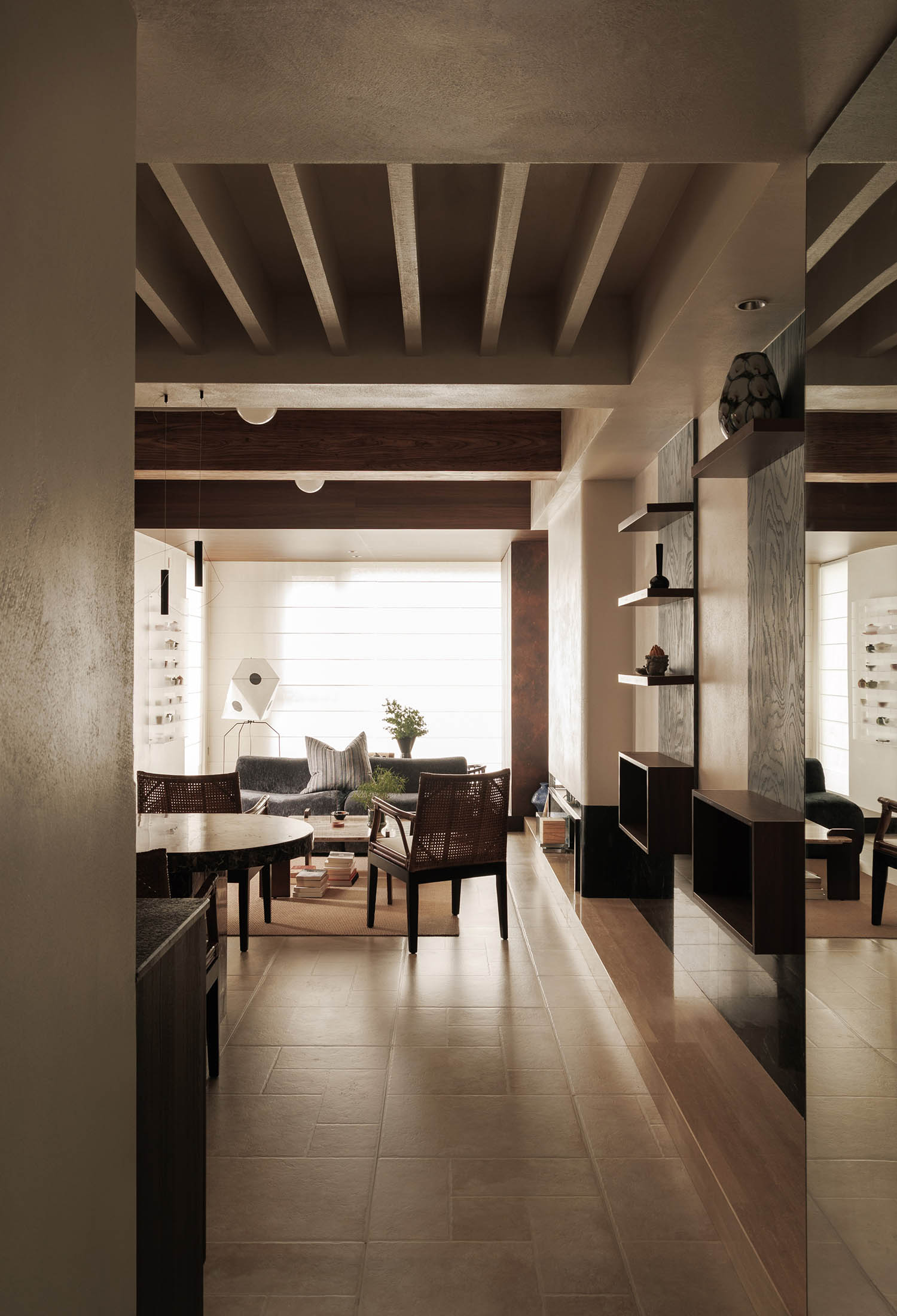 向野設計,住宅設計,複式公寓設計案例,陽朔,中古風公寓,複式公寓