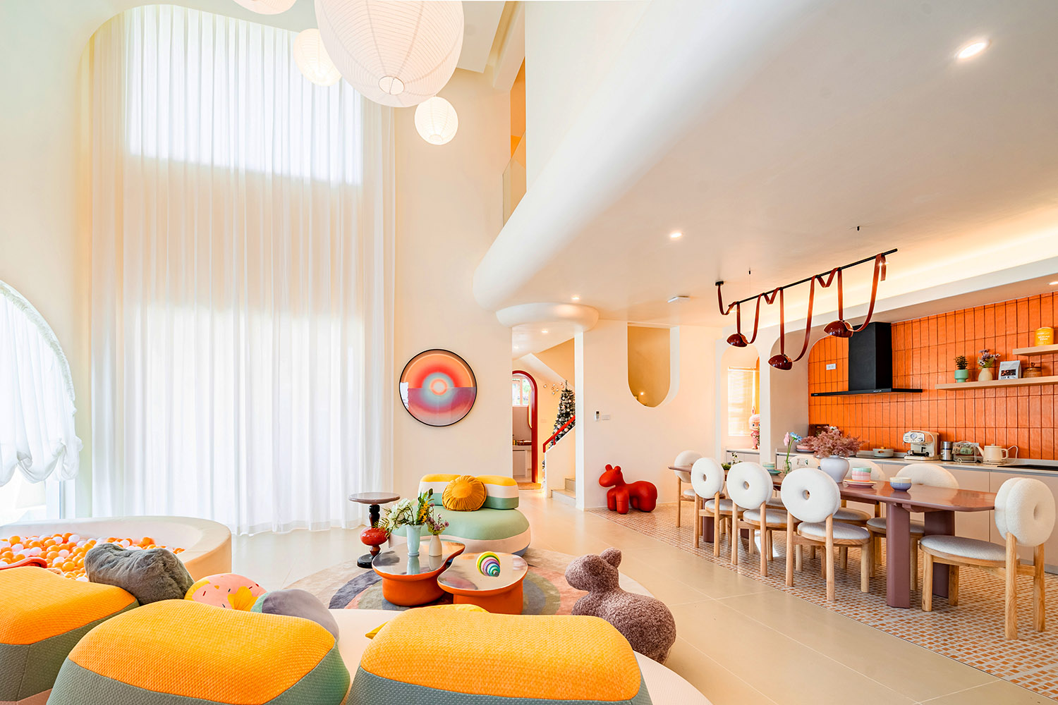 民宿設計,親子主題民宿,度假民宿設計,別墅民宿設計,泰國民宿,泰國芭提雅糖果屋親子度假民宿,泰國芭提雅,源合萬相建築設計