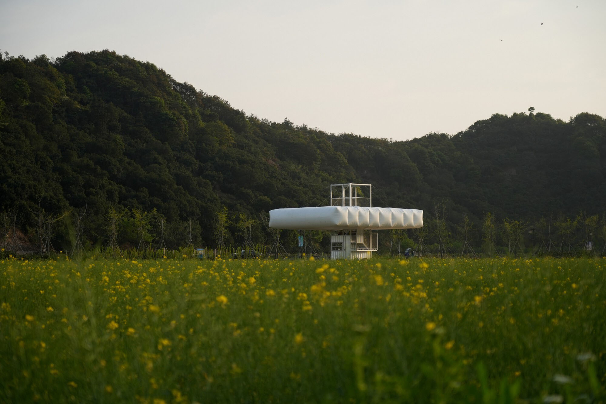 猜一建築,咖啡廳設計,Increments Studio,咖啡廳設計案例,咖啡廳設計方案,寧波,極簡風格,集裝箱改造,“雲稻這裏來”農文旅片區,稻田咖啡館,稻田閱覽室,稻田放映廳