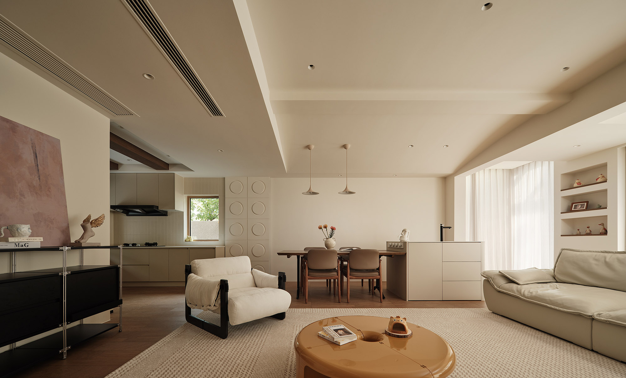 185㎡複式設計,185㎡,疊墅設計,奶油風疊墅,三層實木地板,疊墅設計案例,複式設計,家裝設計,原木風設計,常熟雍瀾院-盡攬自然本色,現代風格住宅設計,常熟,大墅優創,Der·1863