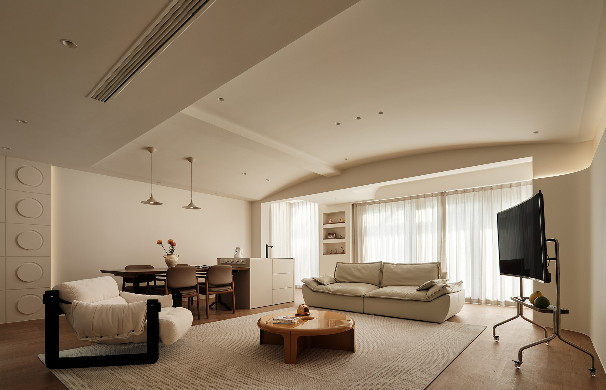 185㎡複式設計,185㎡,疊墅設計,奶油風疊墅,三層實木地板,疊墅設計案例,複式設計,家裝設計,原木風設計,常熟雍瀾院-盡攬自然本色,現代風格住宅設計,常熟,大墅優創,Der·1863