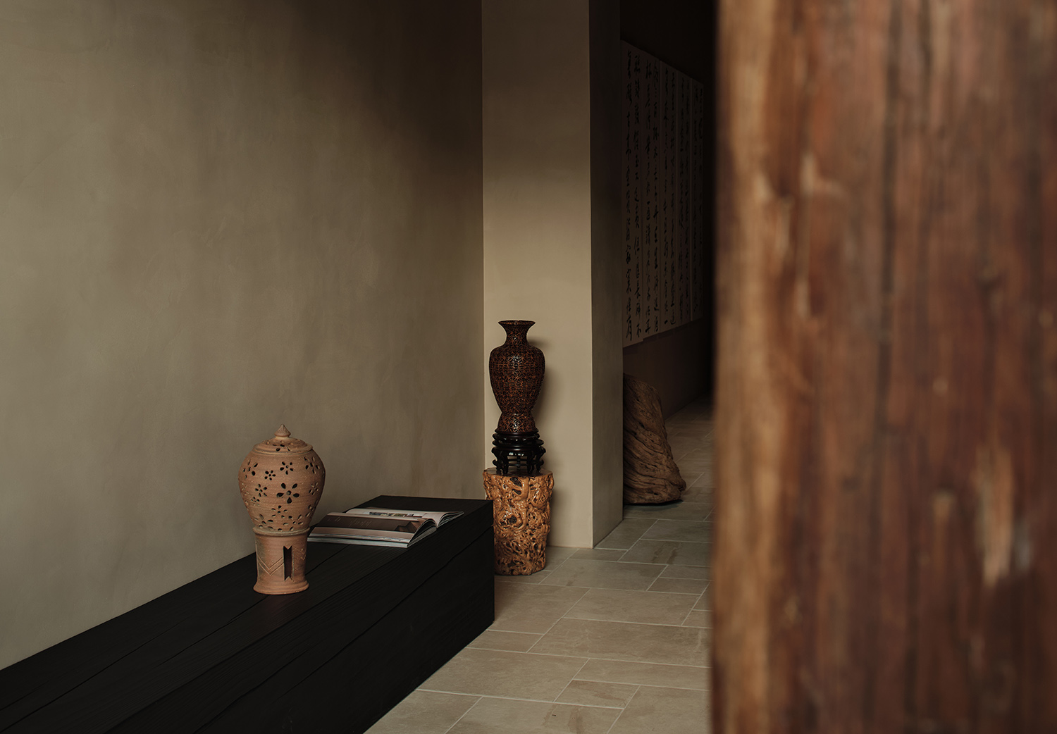 會所設計,私人會所空間,茶室設計,茶室會所,微水泥,撫寧私人會所,河北秦皇島,EYEN易觀設計事務所