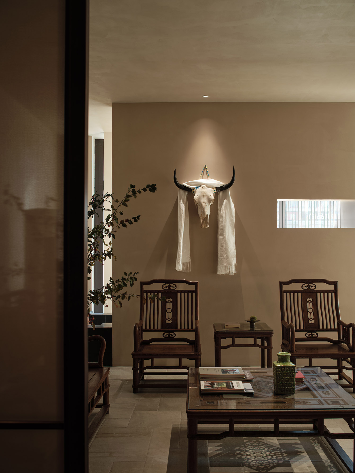 會所設計,私人會所空間,茶室設計,茶室會所,微水泥,撫寧私人會所,河北秦皇島,EYEN易觀設計事務所