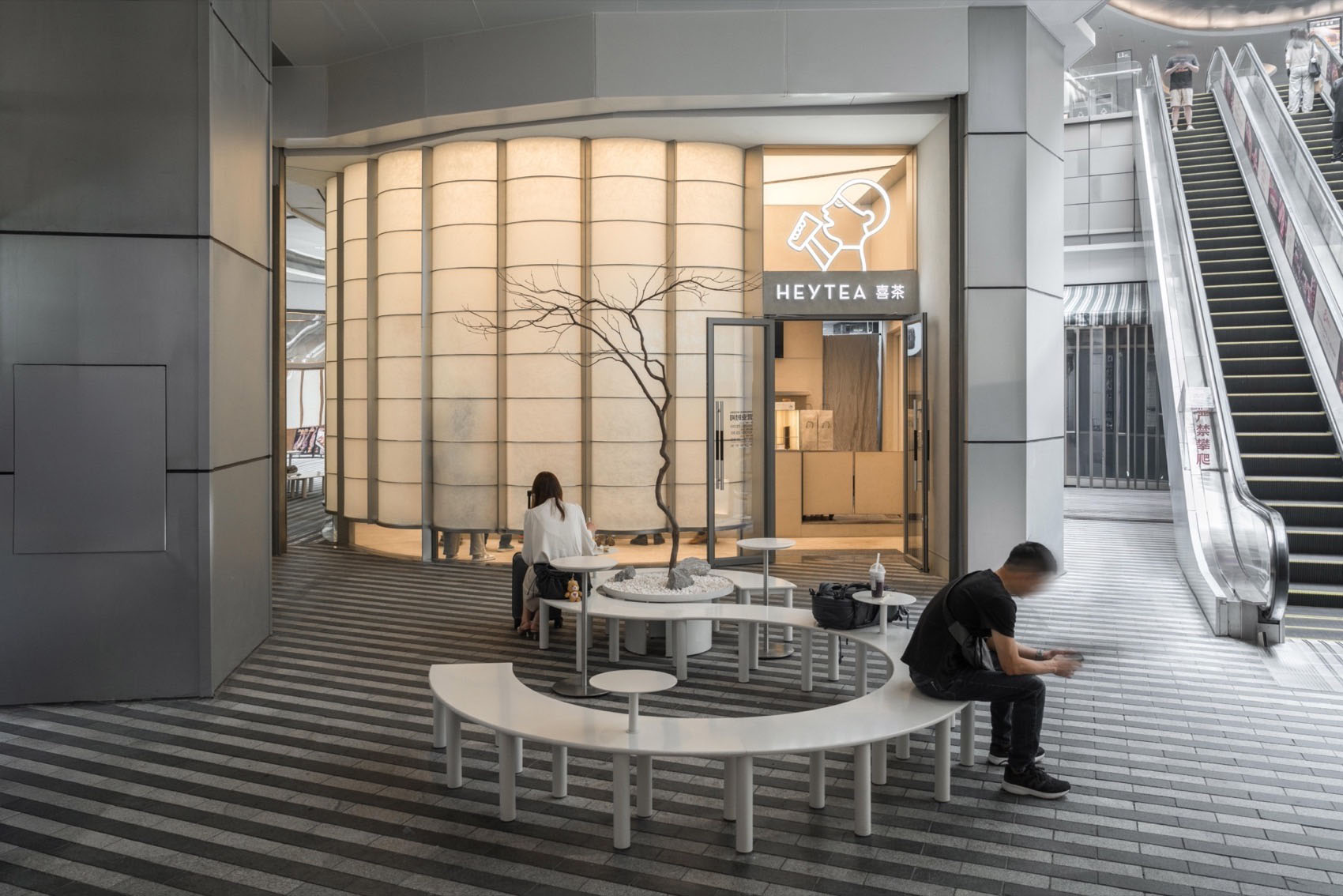 茶飲店設計,喜茶,喜茶店設計案例,茶飲店設計方案,如室建築設計事務所,喜茶店設計,深圳,如室設計,深圳喜茶,卓悅中心