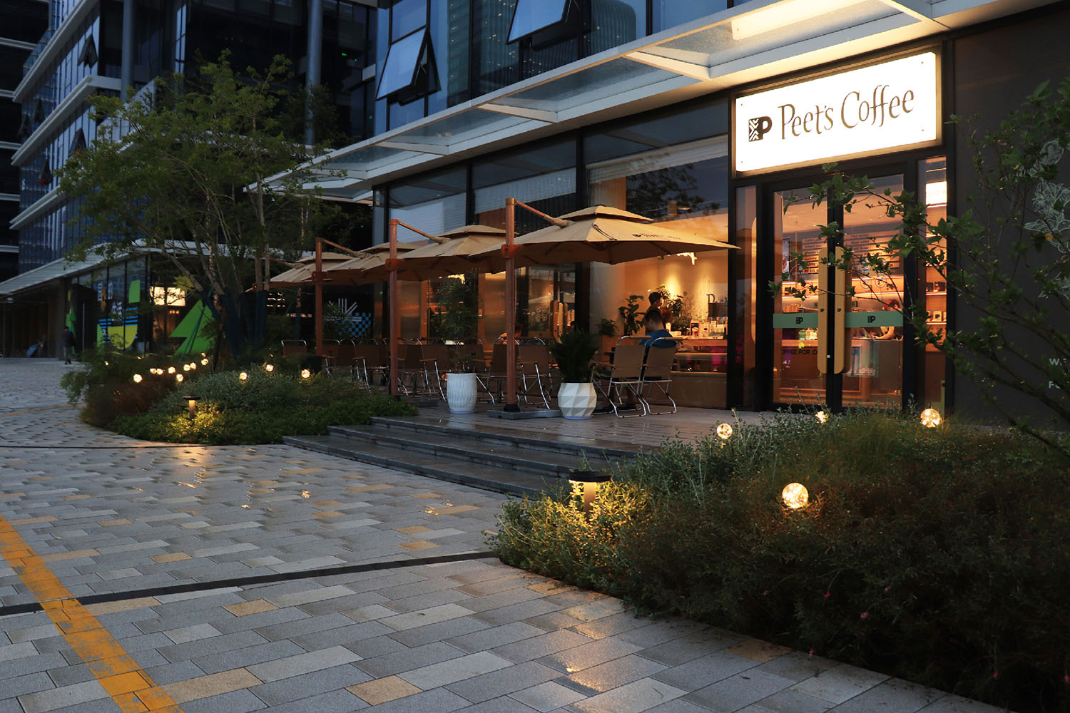 商業街區改造,商業街區景觀設計,綜合商業氛圍營造,氛圍感街區改造,氛圍感商場街區,杭州親橙Park一場關於商業、自然與停留的場所實驗,杭州,ProA璞愛設計