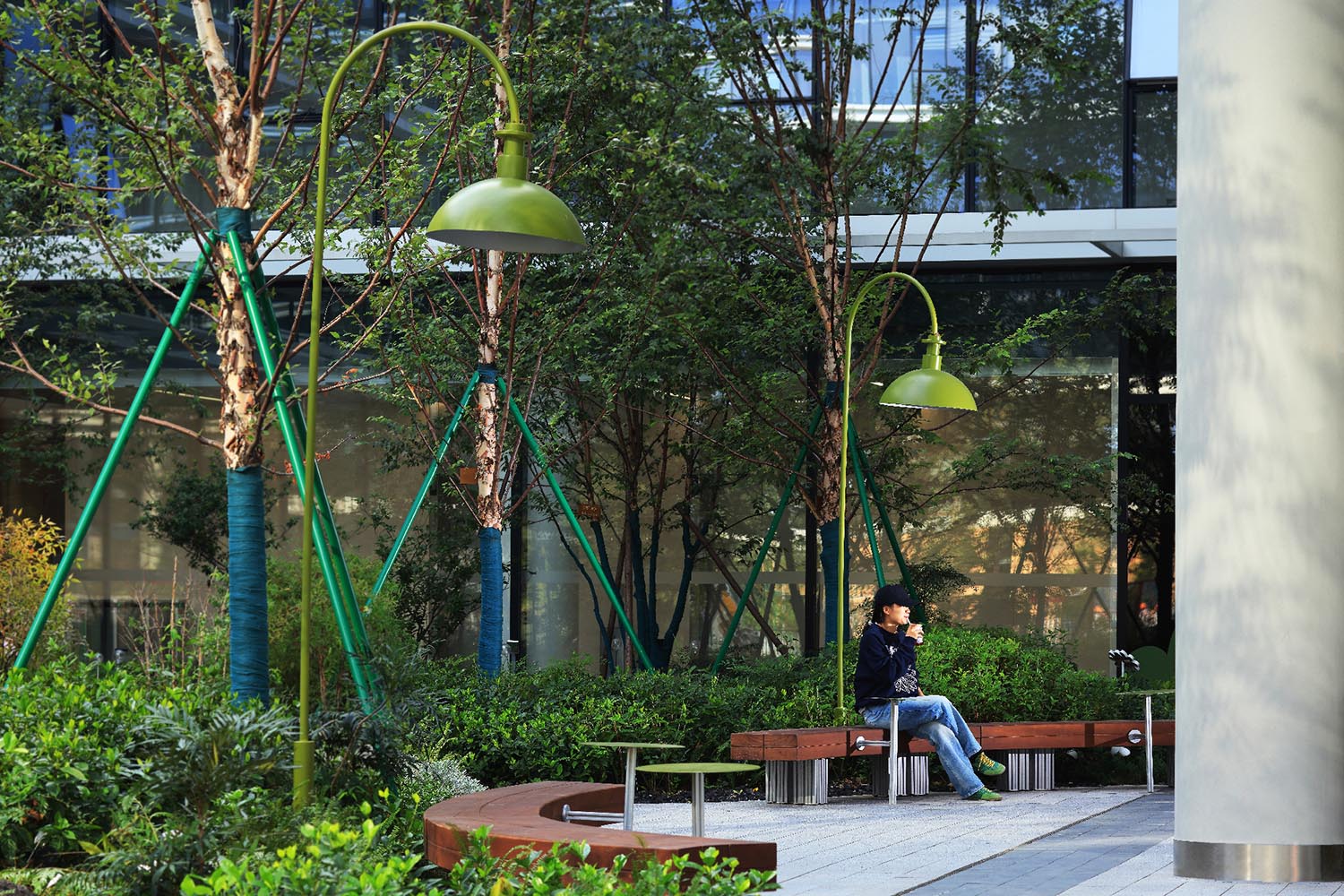 商業街區改造,商業街區景觀設計,綜合商業氛圍營造,氛圍感街區改造,氛圍感商場街區,杭州親橙Park一場關於商業、自然與停留的場所實驗,杭州,ProA璞愛設計