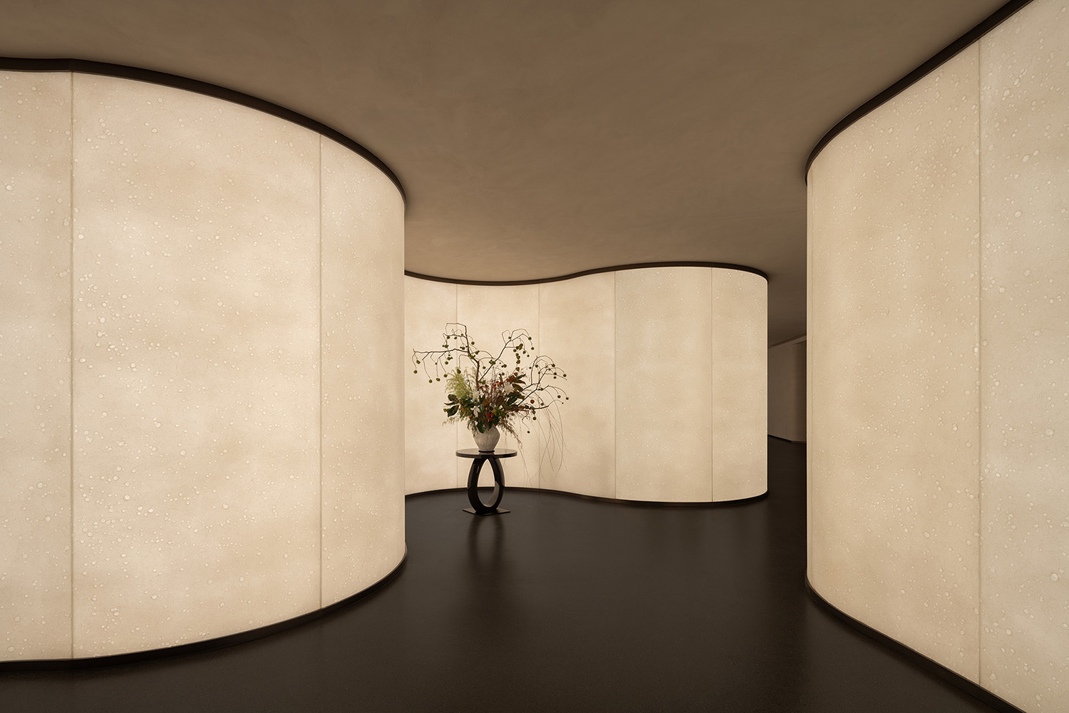 會所設計,私人會所空間,會所藝術館,會客廳設計,地產會客廳,環幕視野-上海海泰藝術中心,上海,海泰地產,春山秋水