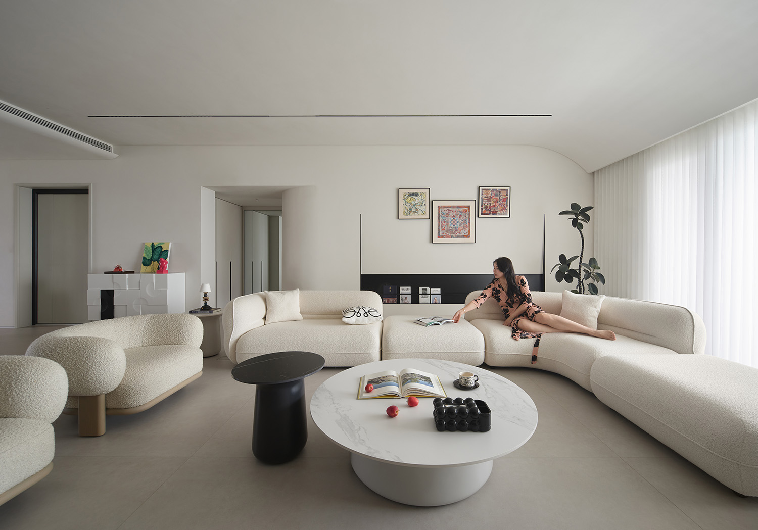 220㎡大平層設計,220㎡,大平層設計案例,大平層設計方案,大平層軟裝,住宅設計,大平層裝修,河北秦皇島香璽海住宅,河北秦皇島,EYEN易觀設計事務所