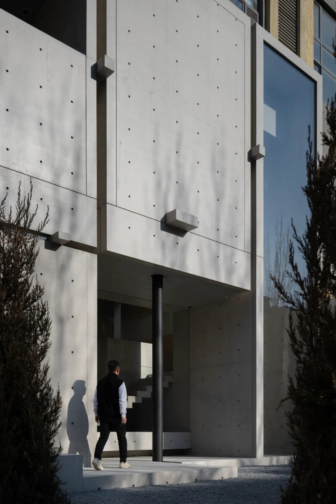 建築設計,清水混凝土建築,生活藝術空間,藝術展廳空間,材料展廳,沈陽在舍·一個偏遠的精神棲息地,沈陽,鵬和朋友們設計事務所