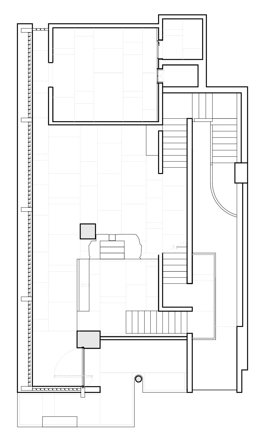 建築設計,清水混凝土建築,生活藝術空間,藝術展廳空間,材料展廳,沈陽在舍·一個偏遠的精神棲息地,沈陽,鵬和朋友們設計事務所