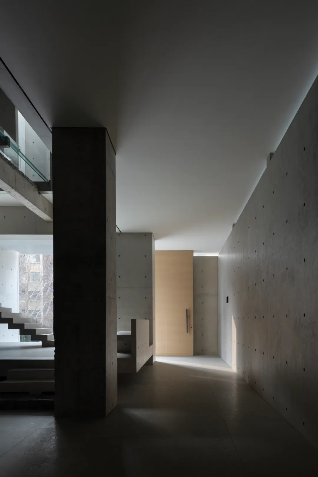 建築設計,清水混凝土建築,生活藝術空間,藝術展廳空間,材料展廳,沈陽在舍·一個偏遠的精神棲息地,沈陽,鵬和朋友們設計事務所