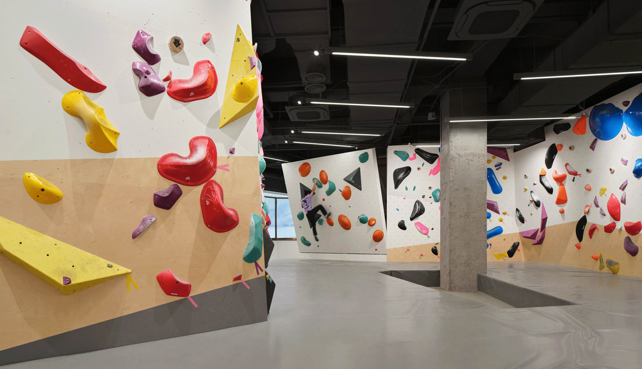 攀岩店設計,室內運動場館設計,室內攀岩館,攀岩店設計案例,攀岩店設計方案,上海TA山攀岩首店,上海,YDESIGN奕簷建築