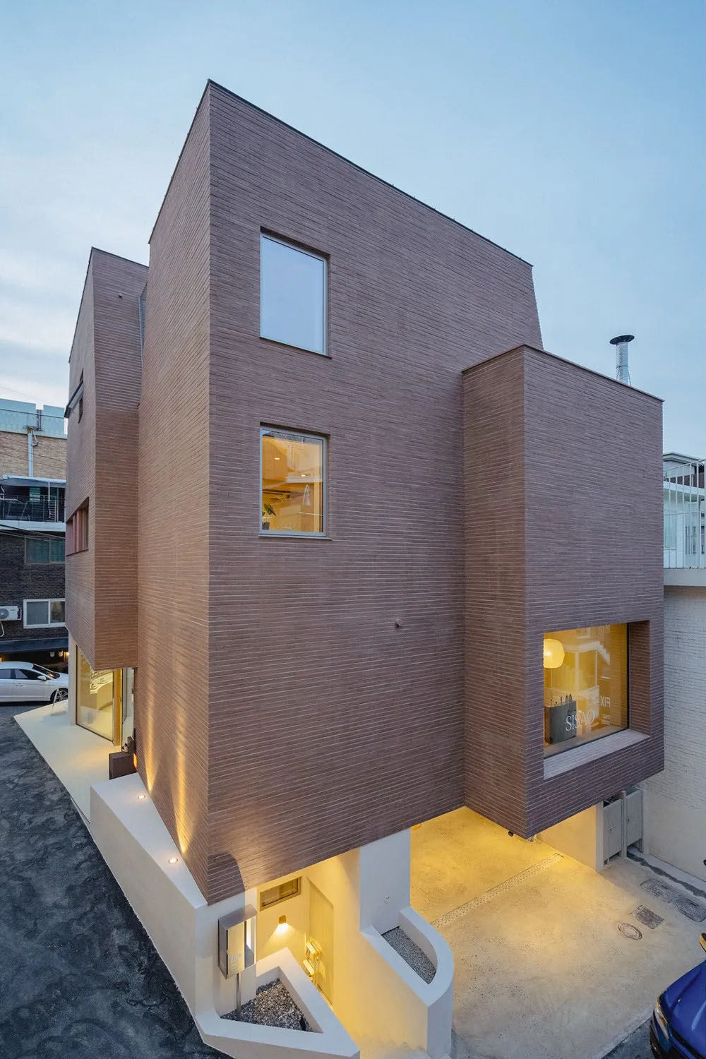 z-lab,零售店,首爾,SISAO,極簡風格店鋪設計,極簡主義,梨泰院,咖啡廳