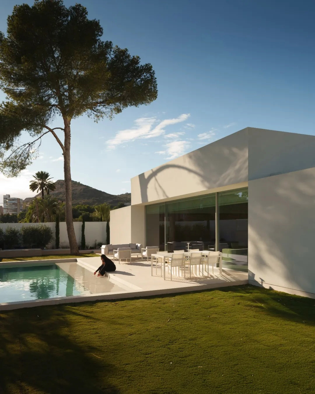 Fran Silvestre Arquitectos,別墅設計,別墅設計案例,西班牙,極簡主義別墅,極簡主義,原木色