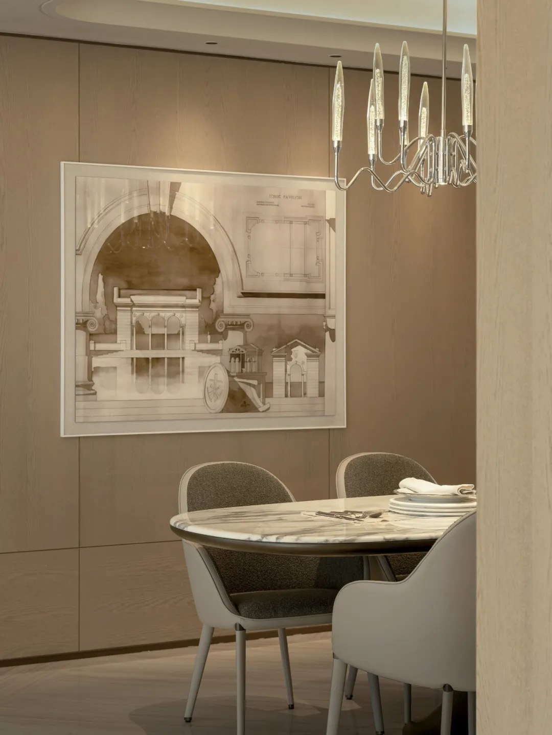 CCD,大平層設計,大平層設計案例,西安,大平層,華潤置地西安璽宸上院,鄭中,西安大平層