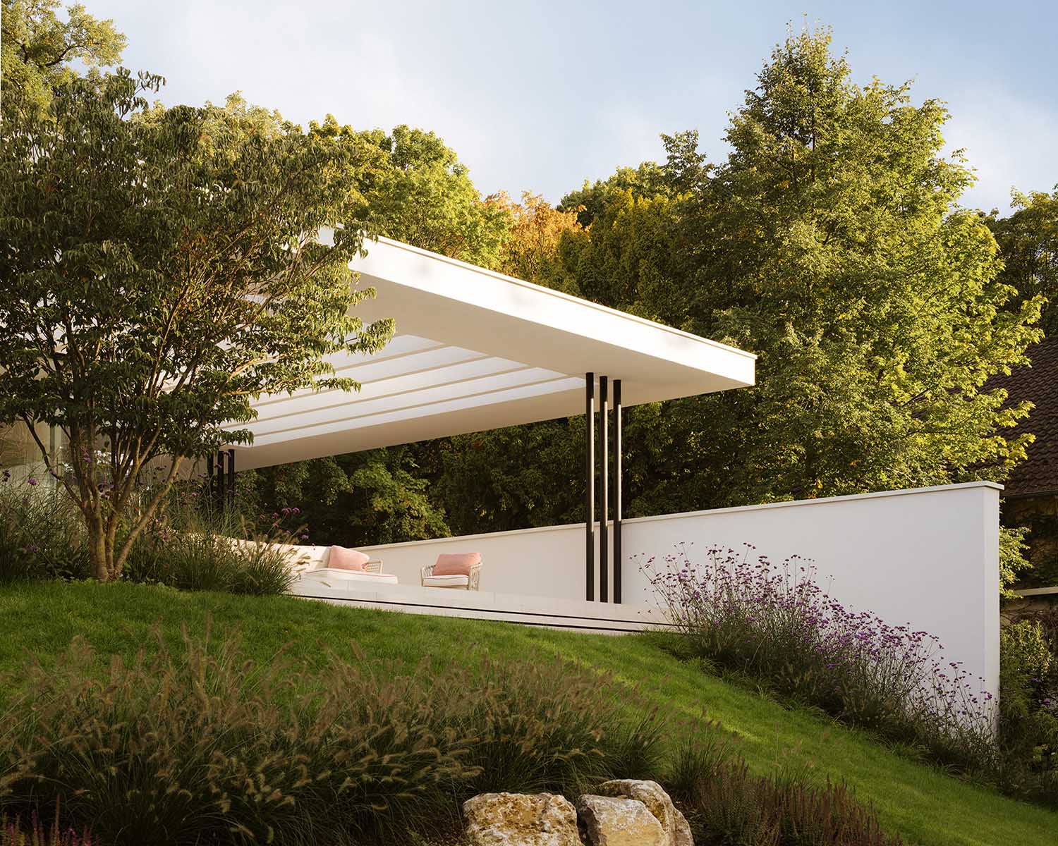 Philipp Architekten BDA,別墅設計,別墅設計案例,德國,極簡主義別墅,極簡主義,河畔別墅