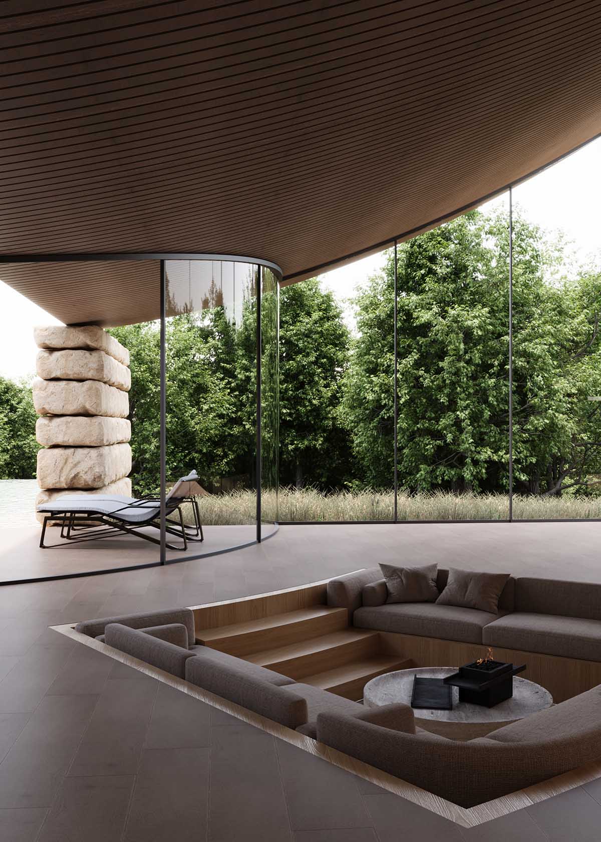 Poesis Studio,別墅設計,別墅設計案例,日本,極簡主義別墅,極簡主義,森林別墅