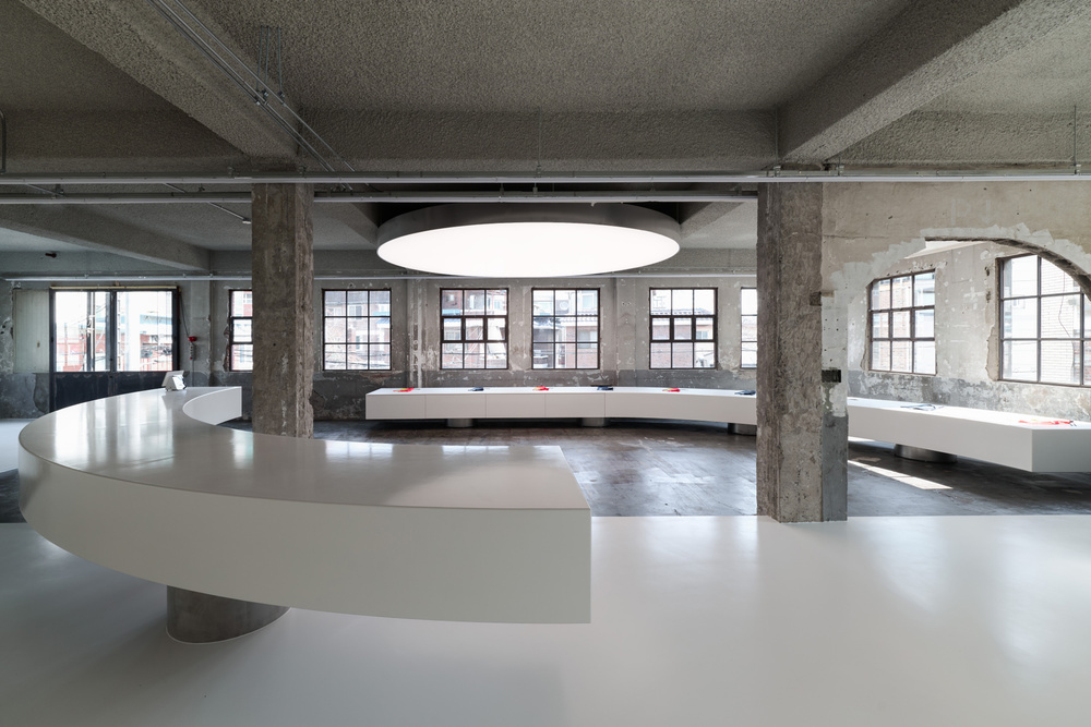 Two-Fold,零售店設計,UVU Seoul Flagship Store,韓國,首爾,服裝店,極簡風格,店鋪設計,工業建築改造