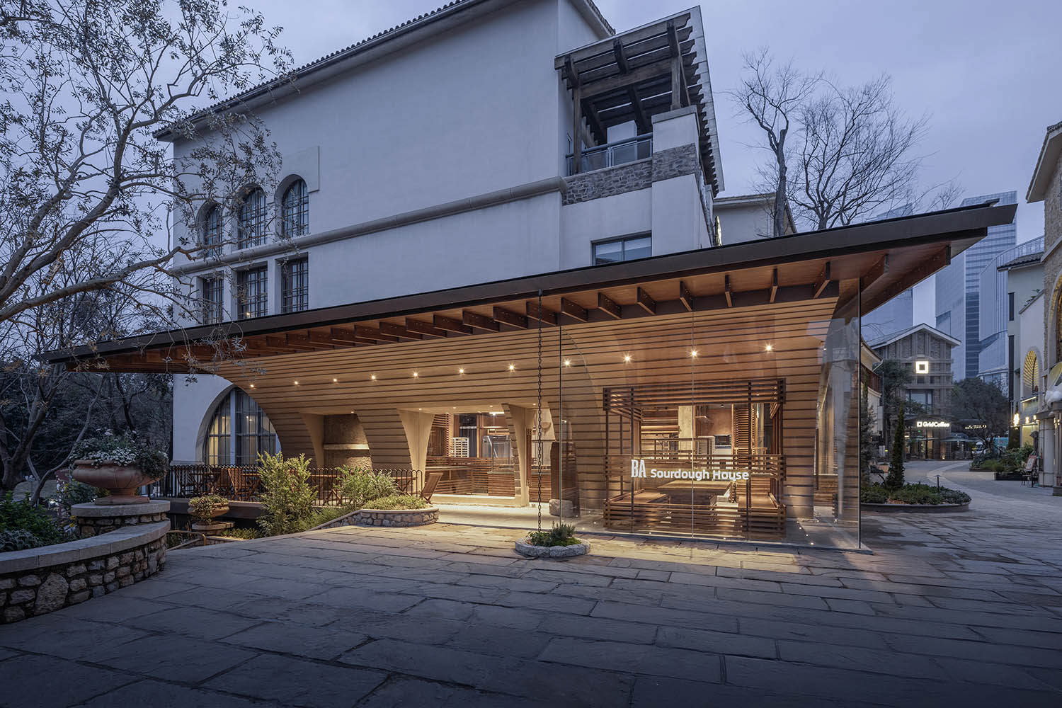 麵包店設計,烘焙店設計,麵包店設計案例,麵包店設計方案,手作麵包店,BA成都麓鎮店-為“慢”而建的酵舍,重慶,勉強設計事務所