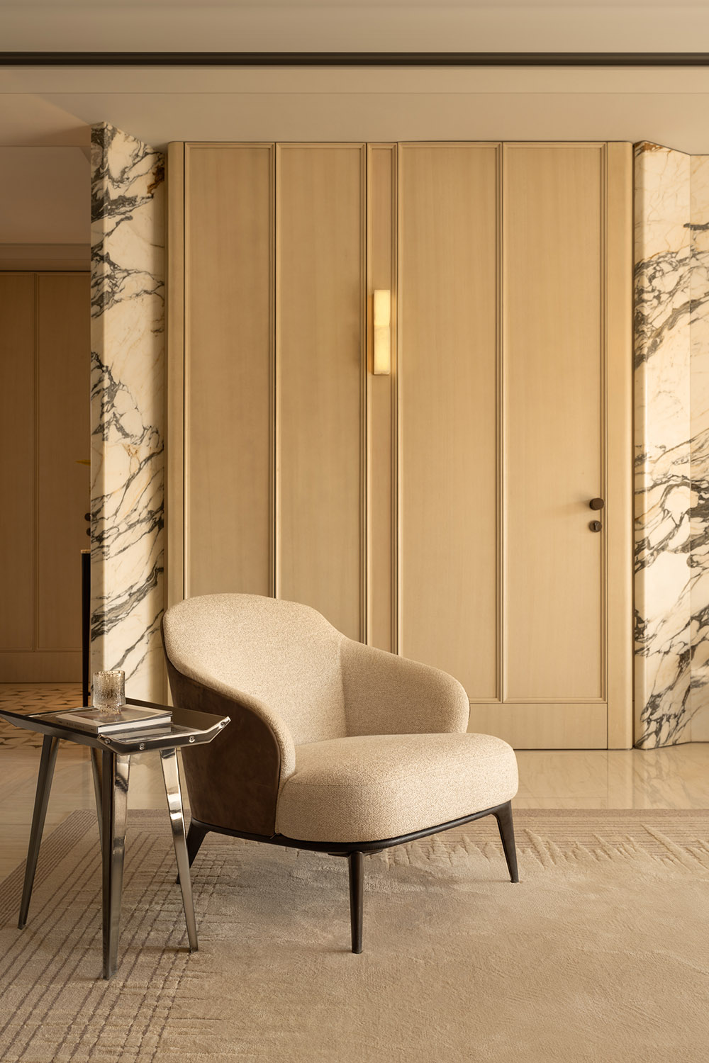 271㎡,大平層樣板間,樣板間設計,中高端樣板間設計,樣板間設計案例,樣板間設計方案,現代風格樣板間設計,輕奢樣板間,華潤置地·北京潤園：鬆弛謐境，奢雅場域,北京潤園,北京,棟三尺設計