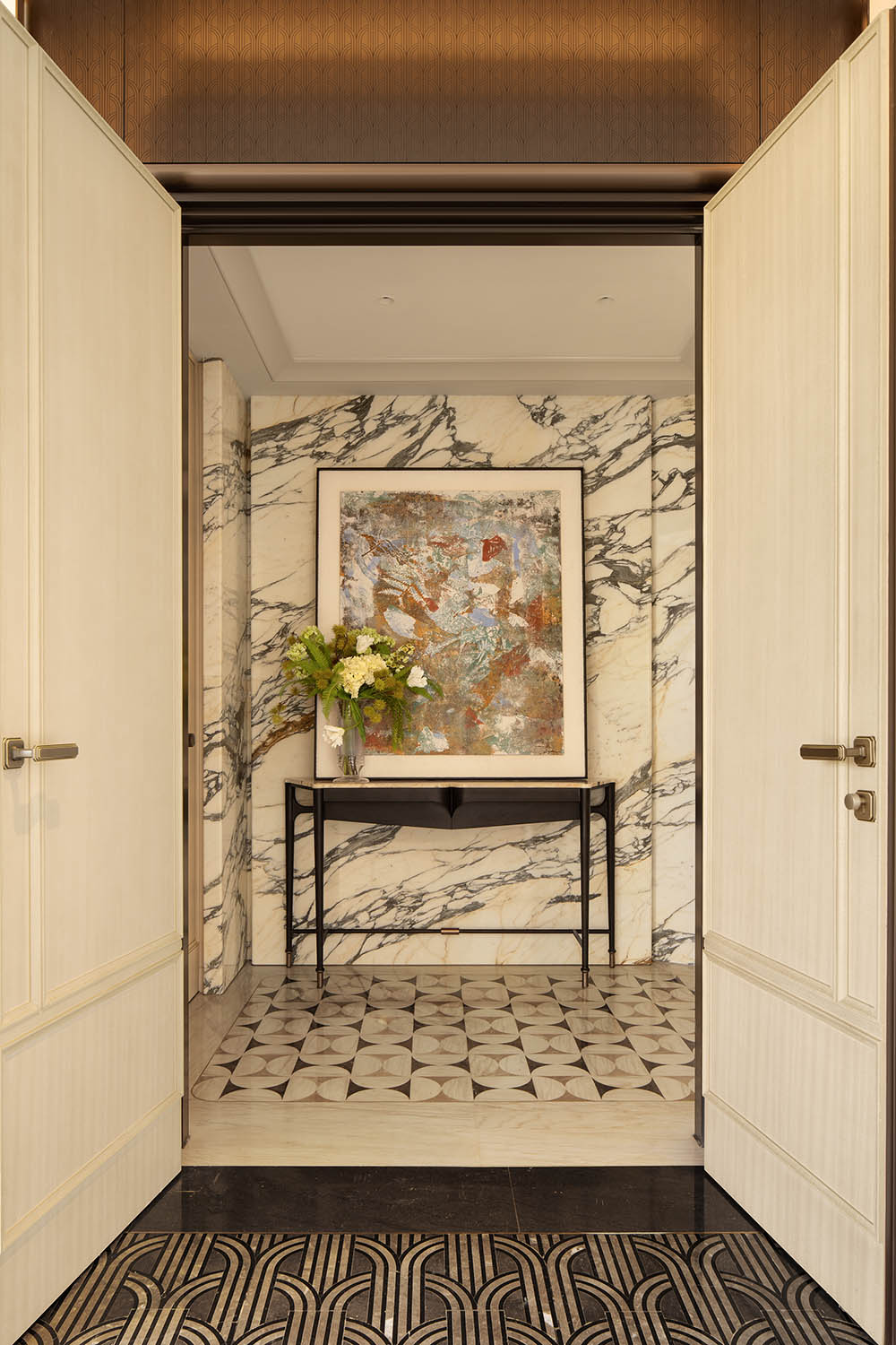 271㎡,大平層樣板間,樣板間設計,中高端樣板間設計,樣板間設計案例,樣板間設計方案,現代風格樣板間設計,輕奢樣板間,華潤置地·北京潤園：鬆弛謐境，奢雅場域,北京潤園,北京,棟三尺設計