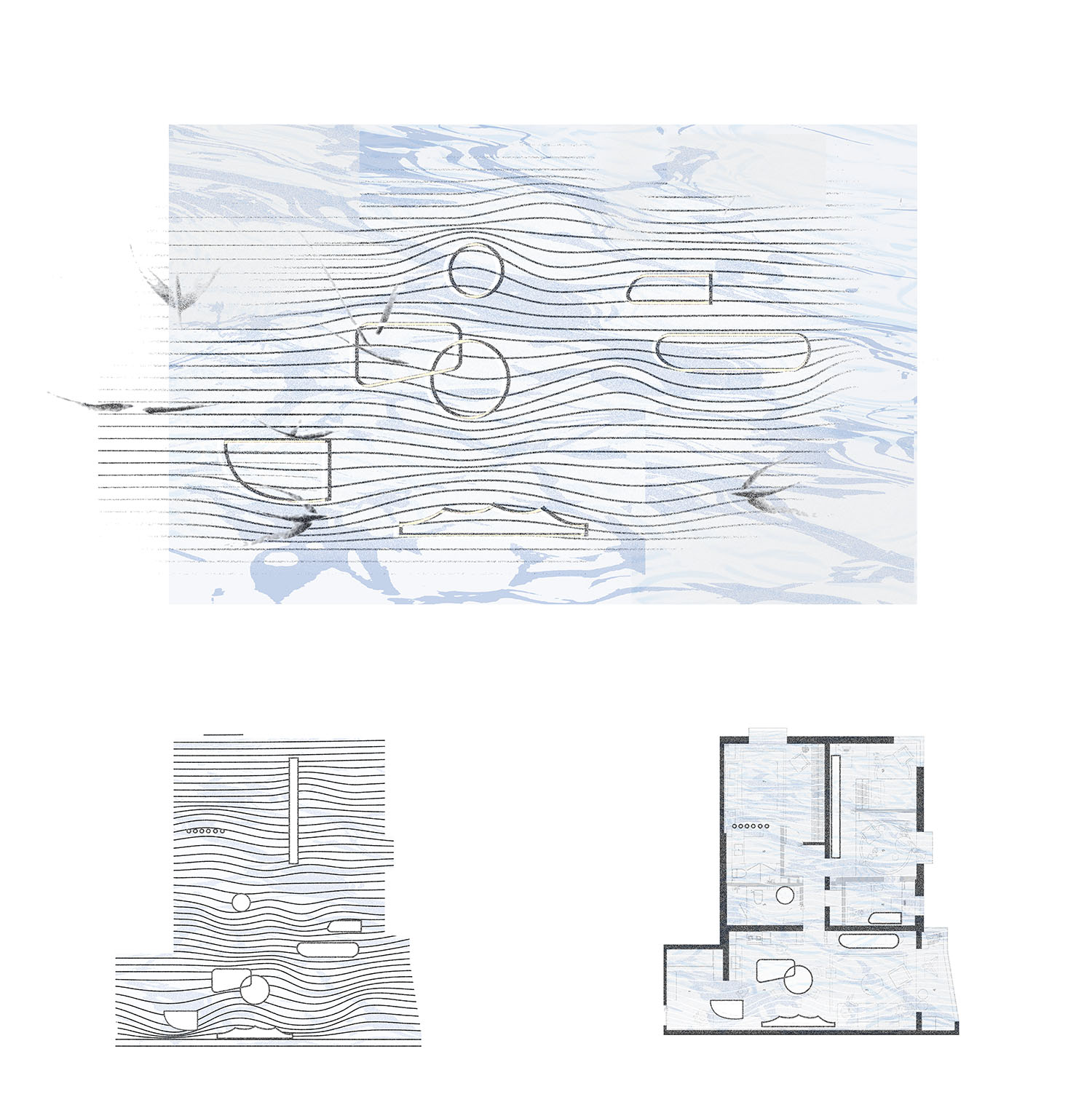 133㎡住宅設計,133㎡,家裝設計,住宅設計,現代風格住宅設計,住宅設計案例,住宅設計方案,北京住宅-「緣川」,北京,行十設計