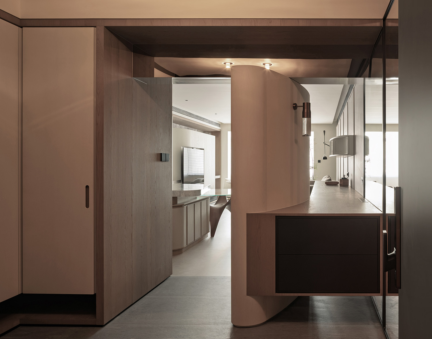 133㎡住宅設計,133㎡,家裝設計,住宅設計,現代風格住宅設計,住宅設計案例,住宅設計方案,北京住宅-「緣川」,北京,行十設計