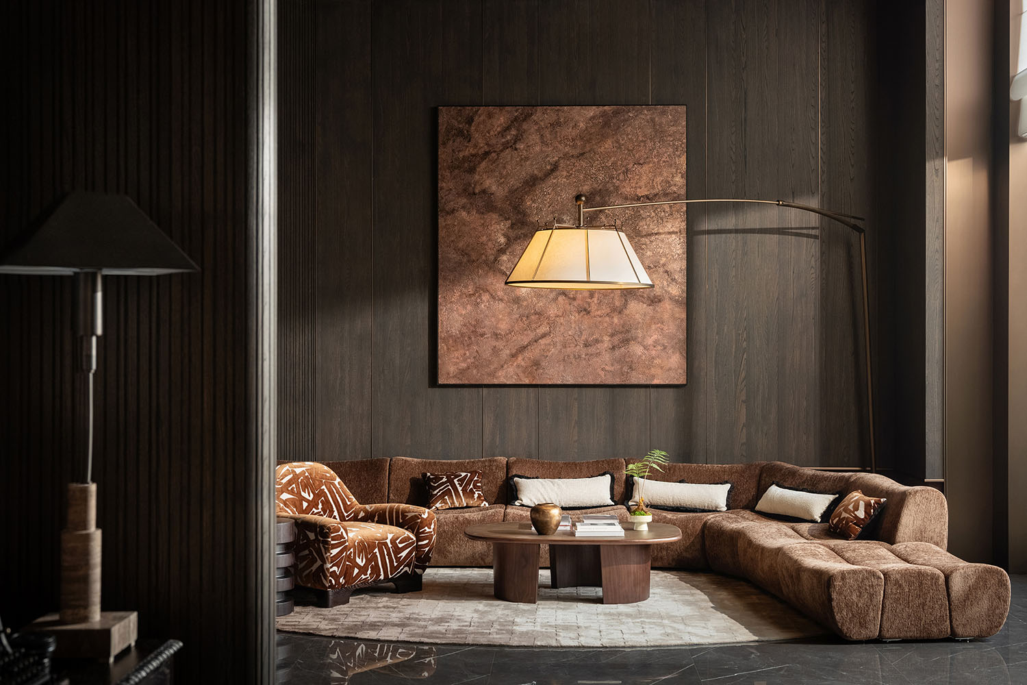 架空層設計,社區架空層,住宅架空層設計,社區化架空層,軟裝設計,架空層軟裝,成都麓湖·觀瀾架空層,成都,千尋設計,麓湖C30觀瀾組團