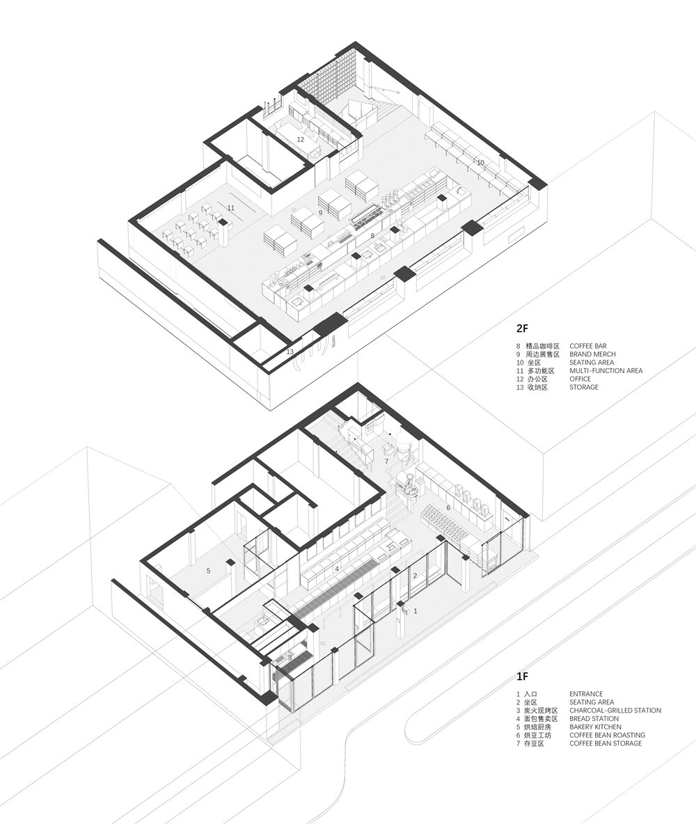 咖啡店設計,開放式咖啡店,街邊咖啡店設計,咖啡店打卡,咖啡店線下首店,咖啡店裝修,咖啡店設計案例,咖啡店設計方案,三立方咖啡上海愚園路店,上海,具場