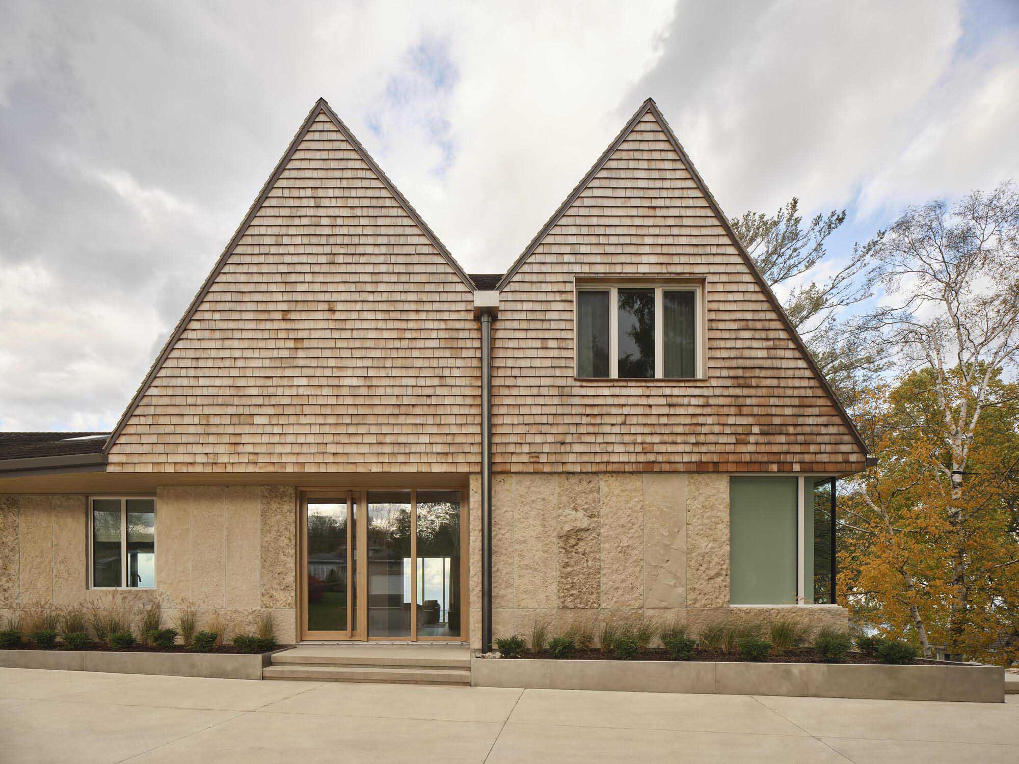 &Pierre,別墅設計,別墅設計案例,加拿大,極簡主義別墅,極簡主義,原木色