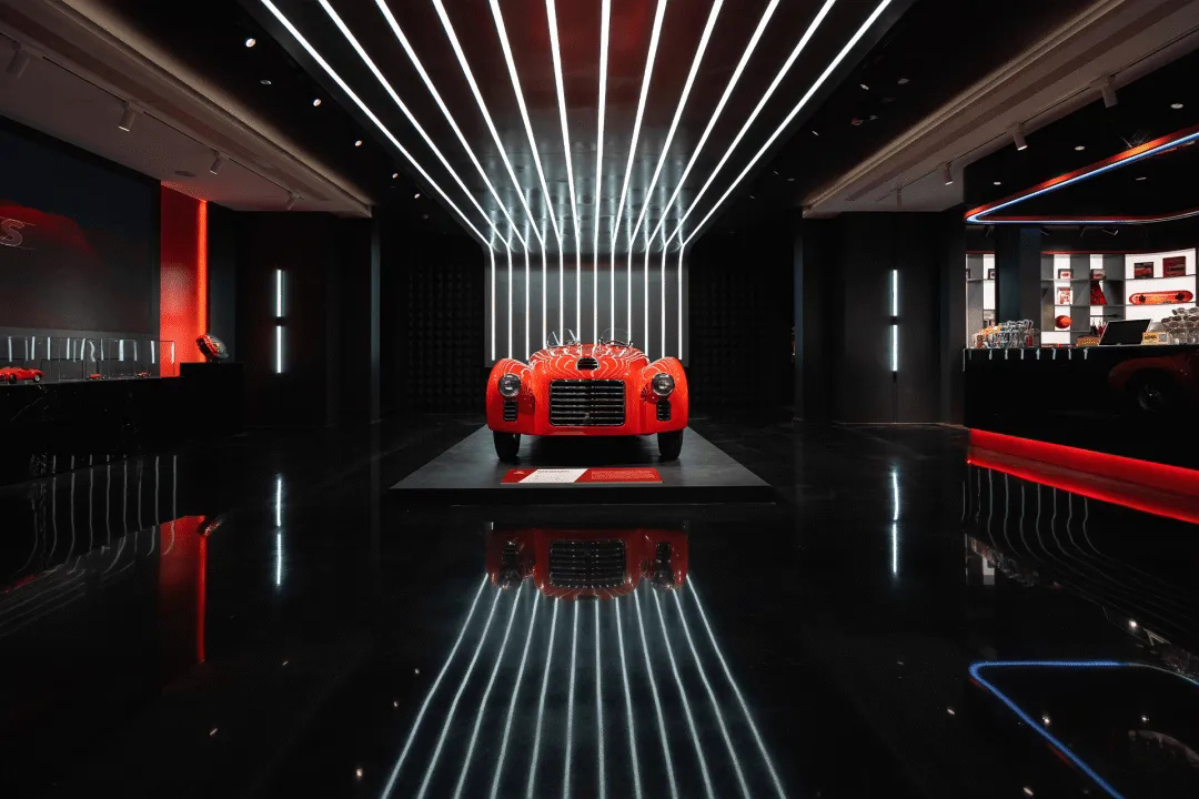 展廳設計,展館設計,汽車展廳,汽車博物館,汽車主題館,博物館設計,法拉利展館,成都三和老爺車博物館「躍馬傳奇」主題館,成都,UDS有洋建築/尤洋