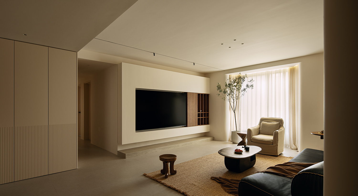 140㎡住宅設計,140㎡,住宅設計案例,住宅設計方案,家裝設計,奶油風住宅,極簡風住宅,西安住宅-極簡東方·歸處,西安,濤墨設計