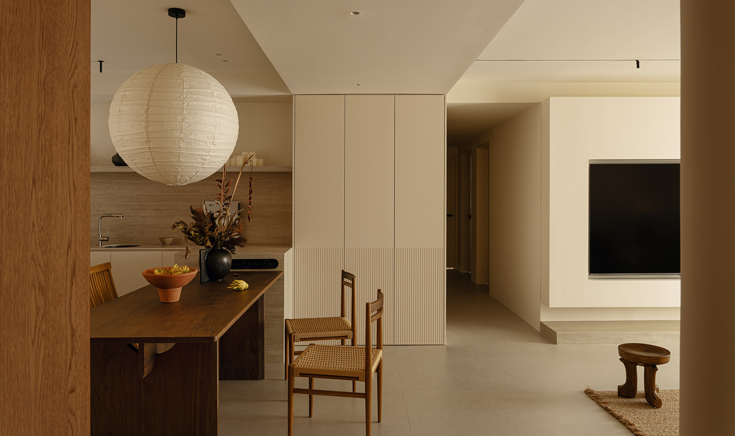 140㎡住宅設計,140㎡,住宅設計案例,住宅設計方案,家裝設計,奶油風住宅,極簡風住宅,西安住宅-極簡東方·歸處,西安,濤墨設計