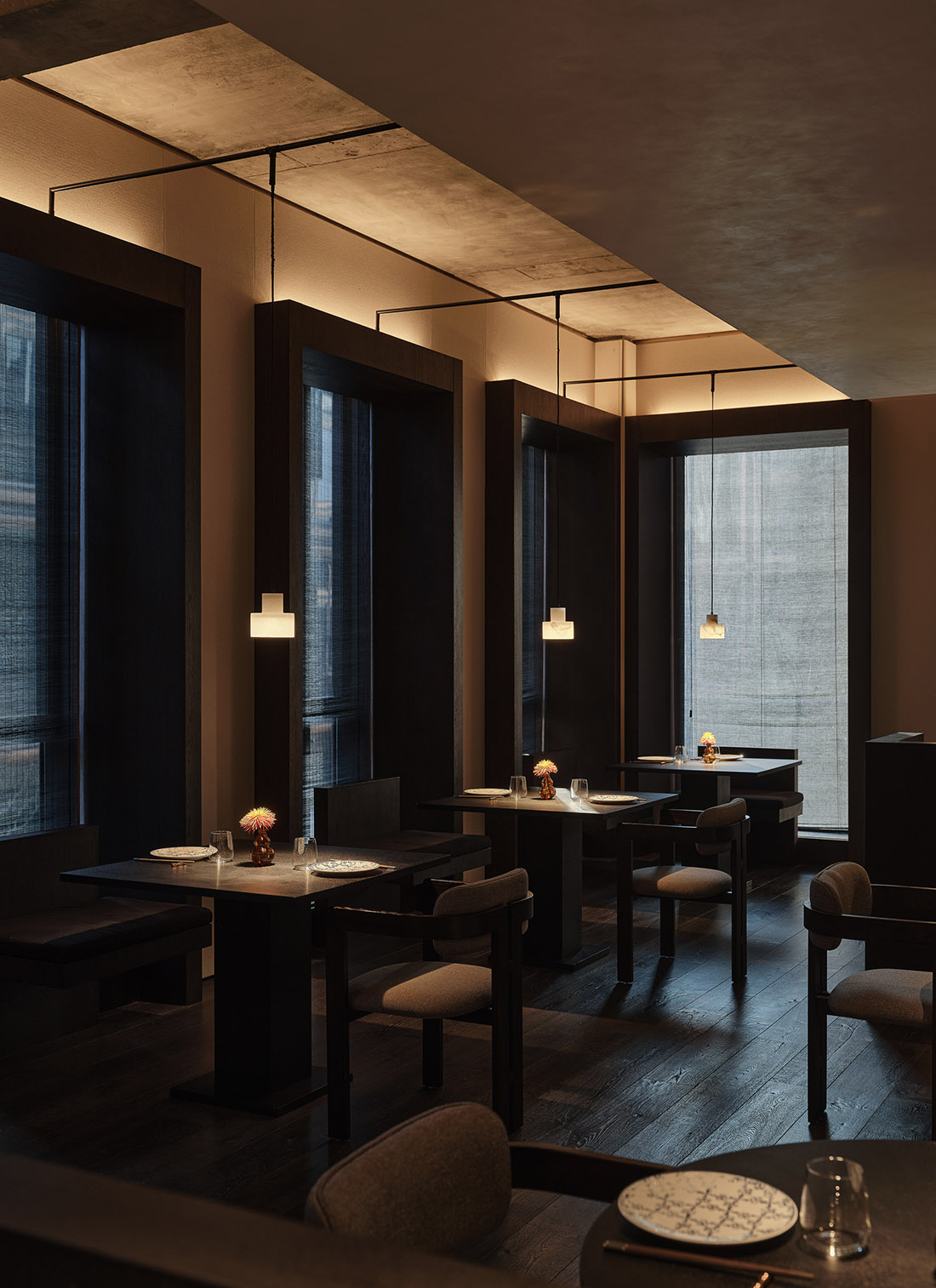 餐廳設計,中餐廳設計,休閑餐廳設計,東方美學餐廳空間,高端餐廳設計,餐廳設計案例,餐廳設計方案,餐廳裝修,主題餐廳設計,杭州“照⻘苔”中餐廳-融合與節奏韻律,杭州,⼋荒設計