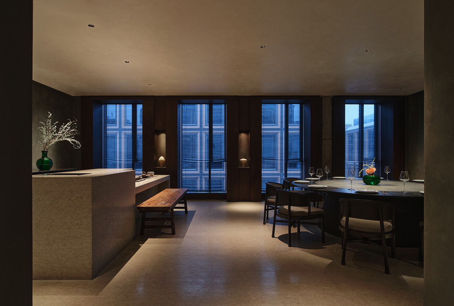 餐廳設計,中餐廳設計,休閑餐廳設計,東方美學餐廳空間,高端餐廳設計,餐廳設計案例,餐廳設計方案,餐廳裝修,主題餐廳設計,杭州“照⻘苔”中餐廳-融合與節奏韻律,杭州,⼋荒設計